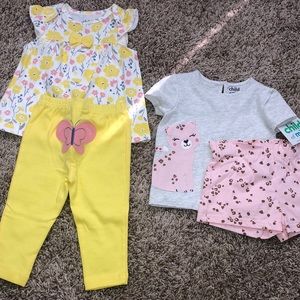 Baby girl outfits bundle!